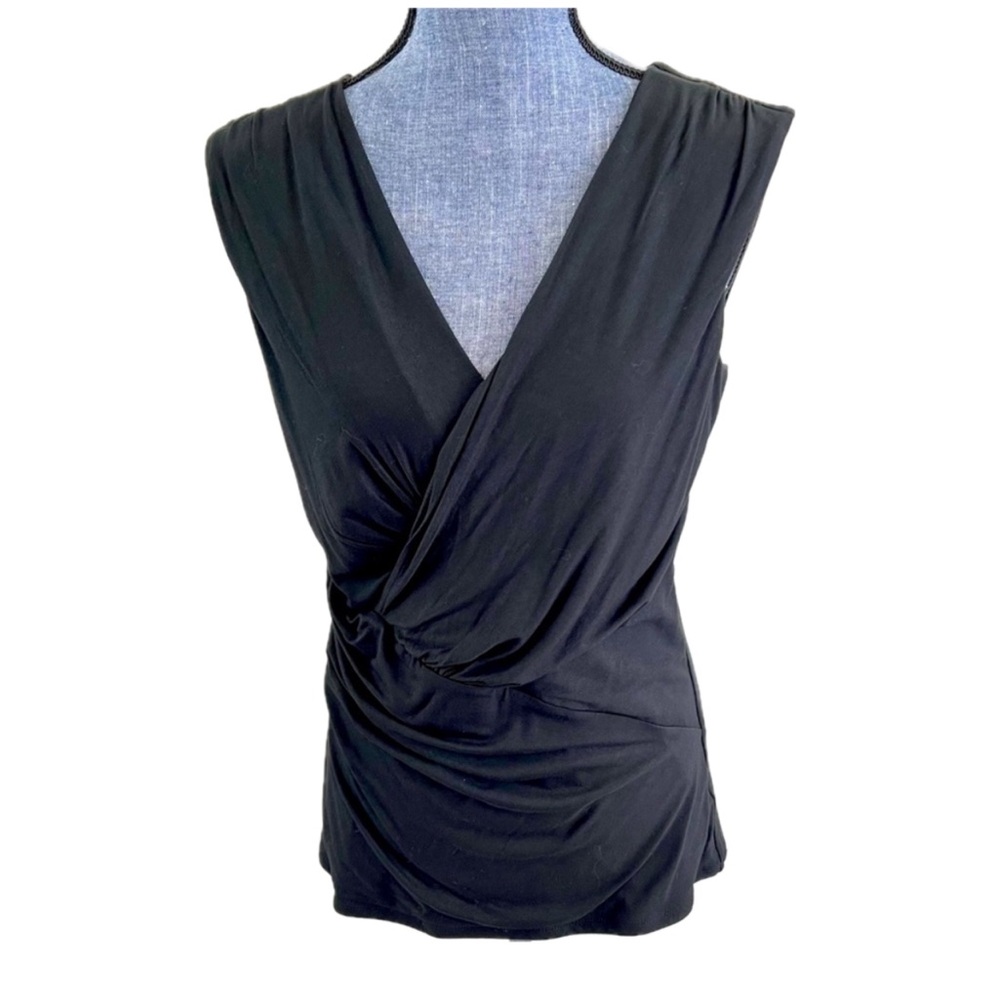 WHBM Black Sleeveless Top